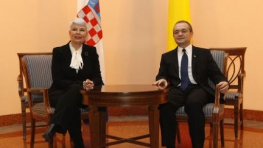 România sprijină aderarea Croaţiei în Uniunea Europeană