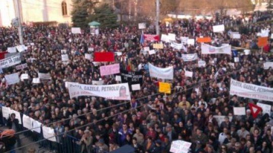 Ziua Europeană de proteste împotriva austerităţii, marcată şi în România