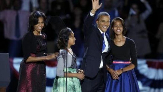 AUDIO Obama câştigă al doilea mandat de preşedinte al Statelor Unite 