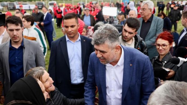 Președintele PSD, Marcel Ciolacu, vizită electorală în județul Dâmbovița