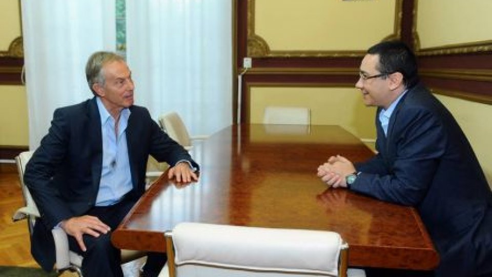 "Întâlnire specială" Ponta - Blair, la Bucureşti