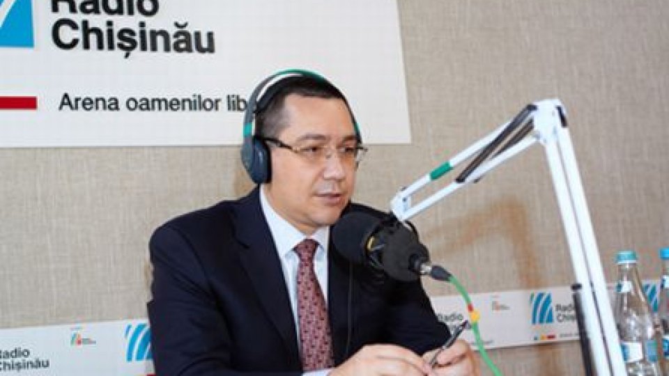 AUDIO Ponta: Radio România este cel mai credibil şi ascultat post de radio