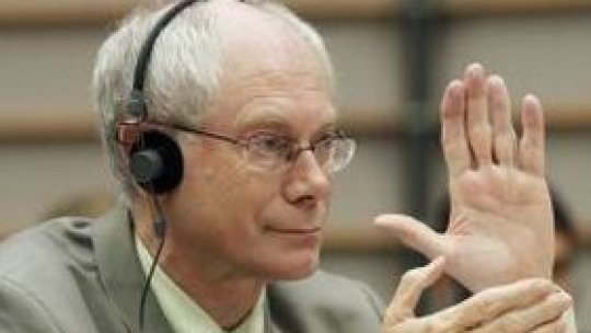 Herman Van Rompuy, preşedintele Consiliului Uniunii Europene