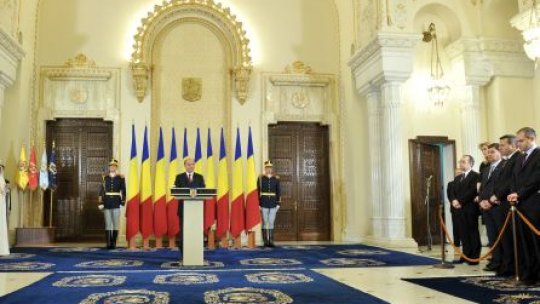 Preşedintele Traian Băsescu face apel la valorile românilor 