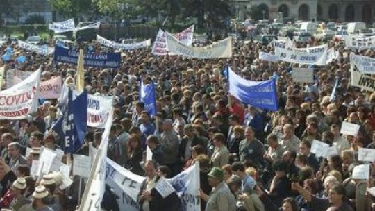 Începe săptămâna protestelor