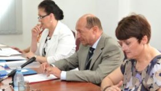 Preşedintele Băsescu,  la şedinţa CSM