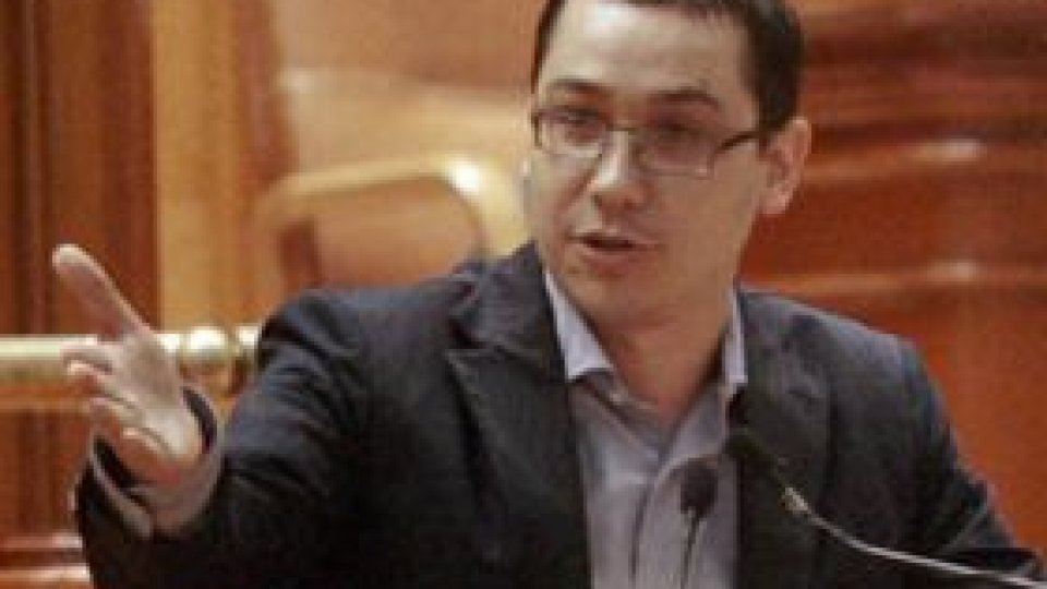 Victor Ponta: Sinistraţii nu au nevoie de insulte şi reproşuri  