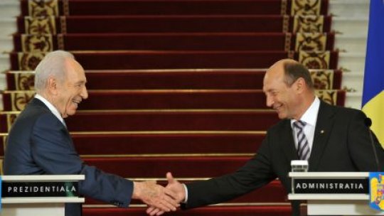 Vizita preşedintelui Shimon Peres în România - ultima zi