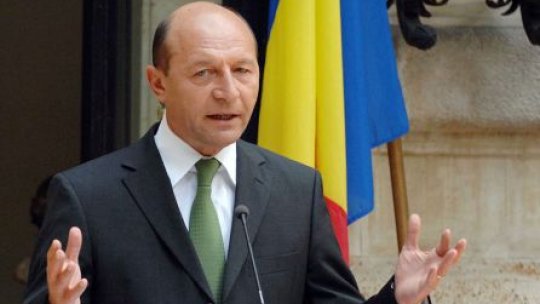 Traian Băsescu:"Romania susţine dreptul la liberă circulaţie"