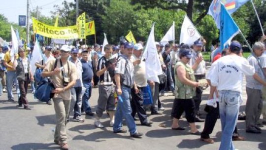 Miting CNSLR Frăţia în Capitală