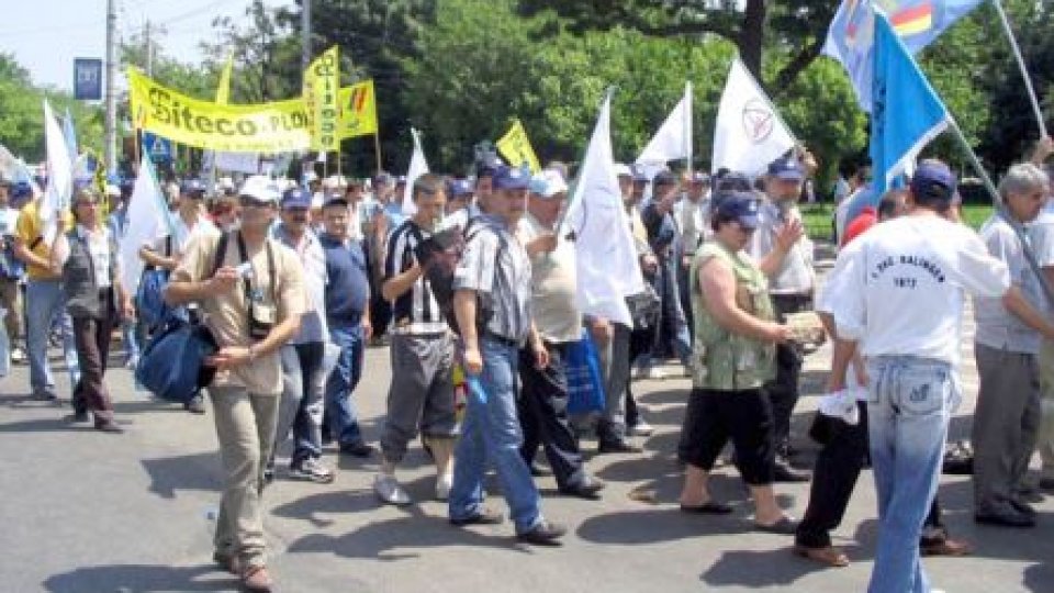 Miting CNSLR Frăţia în Capitală  