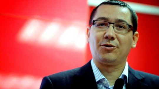 Victor Ponta: Ar fi bine să  fie organizate   alegeri anticipate 