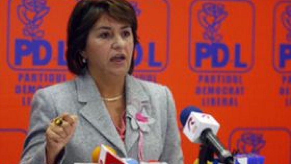 Sulfina Barbu, preşedintele Organizaţiei de Femei a PDL