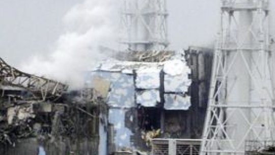 Nor de fum deasupra reactorului 3, la Fukushima