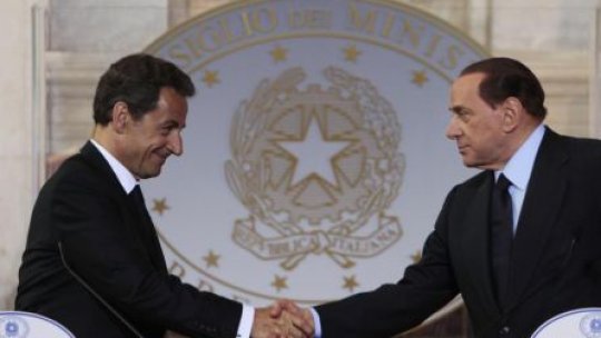 Berlusconi şi Sarkozy  vor  modificarea  Acordului Schengen