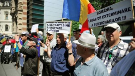 Alianţa europensionarilor din România  anunţă acţiuni de stradă