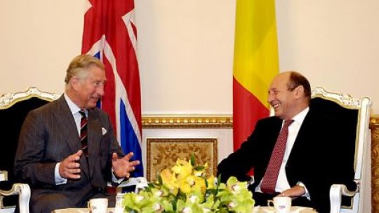 Prinţul Charles s-a întâlnit cu preşedintele Băsescu