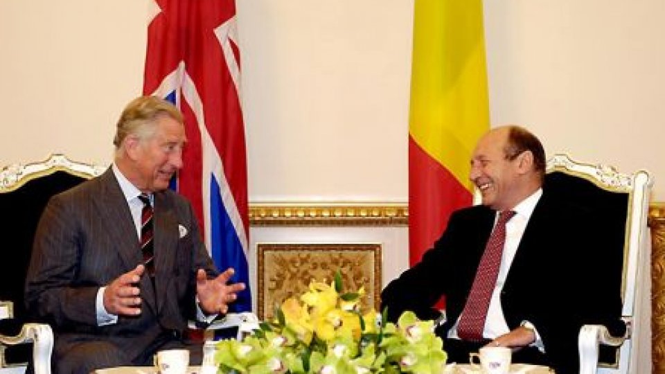 Prinţul Charles s-a întâlnit cu preşedintele Băsescu