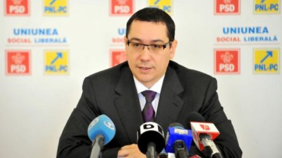 Victor Ponta acuză lipsa de viziune a Guvernului şi corupţia