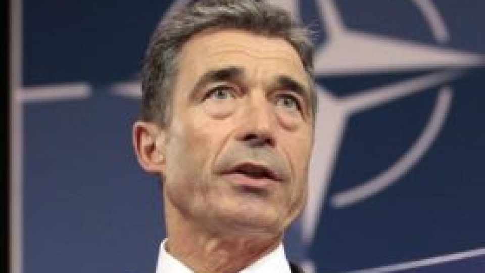 Anders Fogh Rasmussen,                                    secretarul general al NATO