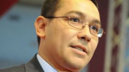 Victor Ponta încurajează sancţionarea candidaţilor care oferă mită electorală