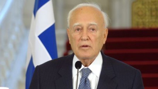 Karolos Papoullias: Grecia şi România vor depăşi problemele economice actuale