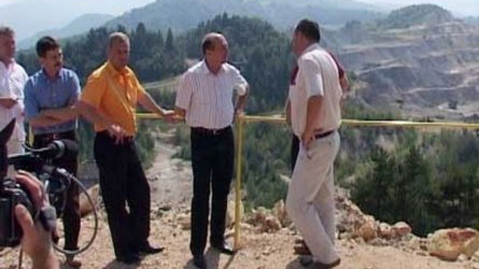 Traian Băsescu susţine proiectul Roşia Montană
