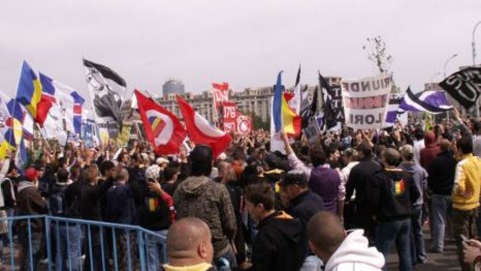 Miting al Opoziţiei în Capitală 