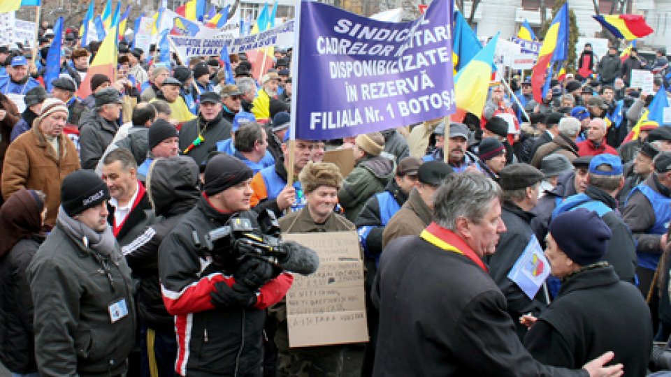 UPDATE Sindicatele protestează în stradă