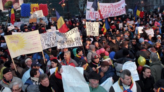 24 ianuarie, "sărbătorit" cu proteste