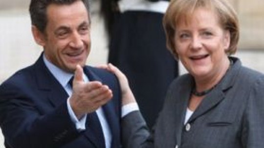 Merkel şi Sarkozy susţin aplicarea unei taxe pe tranzacţiile financiare în UE