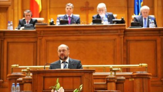 LIVE TEXT Martin Schulz: Reforma şi lupta anticorupţie nu au fost finalizate
