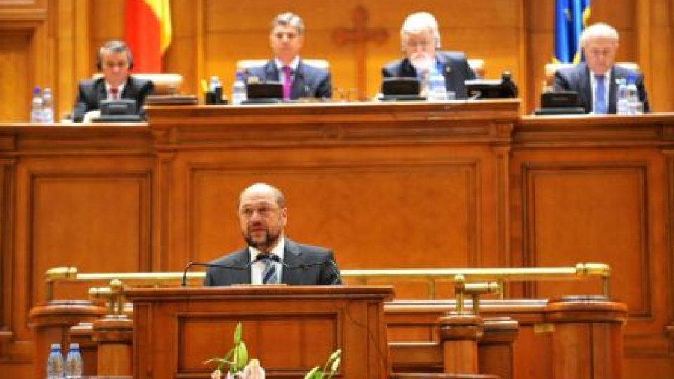 LIVE TEXT Martin Schulz: Reforma şi lupta anticorupţie nu au fost finalizate