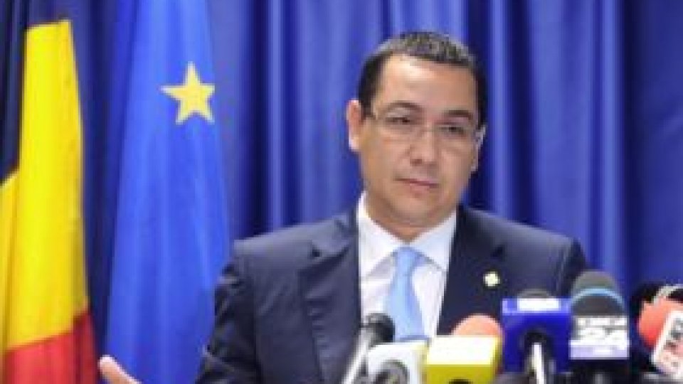 Ponta speră că România nu va fi  sancţionată pentu absorbţia slabă a fondurilor europene