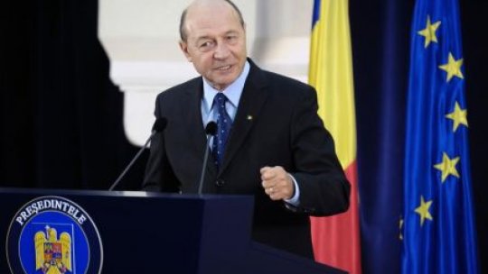 LIVE TEXT Traian Băsescu: Dacă plecăm cu ideea de veto, suntem în afara negocierilor
