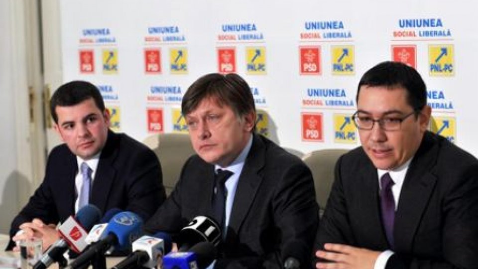 USL îşi lansează programul de guvernare "România puternică"