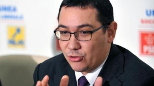 Victor Ponta, solidar cu protestatarii anti-ACTA