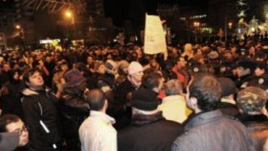 Protestele au fost reluate în Capitală