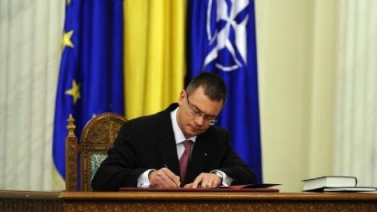 Guvernul Ungureanu a depus jurământul