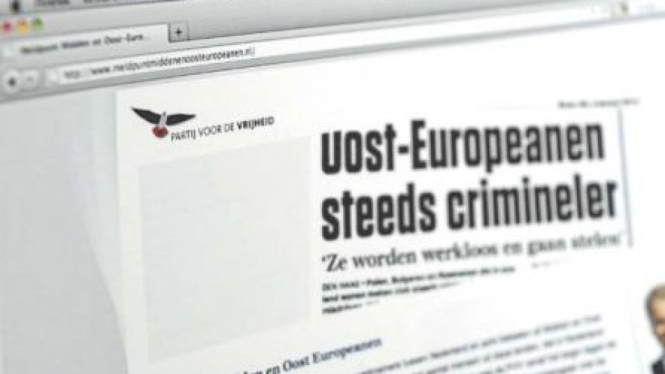 Site-ul xenofob olandez PVV, condamnat de Parlamentul European