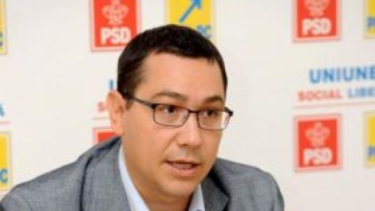 Victor Ponta, copreşedintele USL