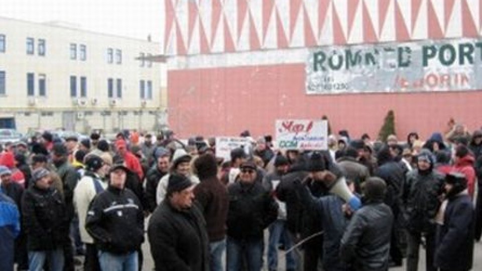 Proteste aprinse în Portul Constanţa