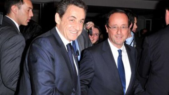 Hollande l-a învins pe Sarkozy în primul tur al alegerilor