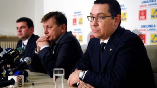 Guvernul Ponta, validat de USL