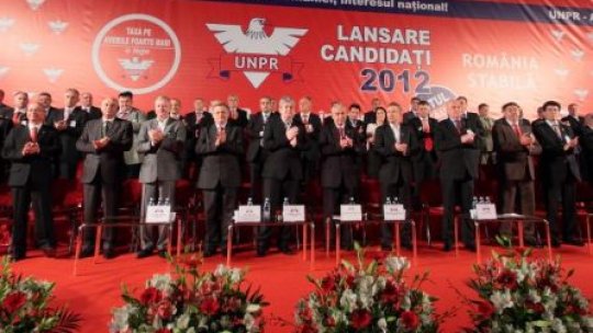 UNPR şi-a lansat oficial candidaţii la alegerile locale
