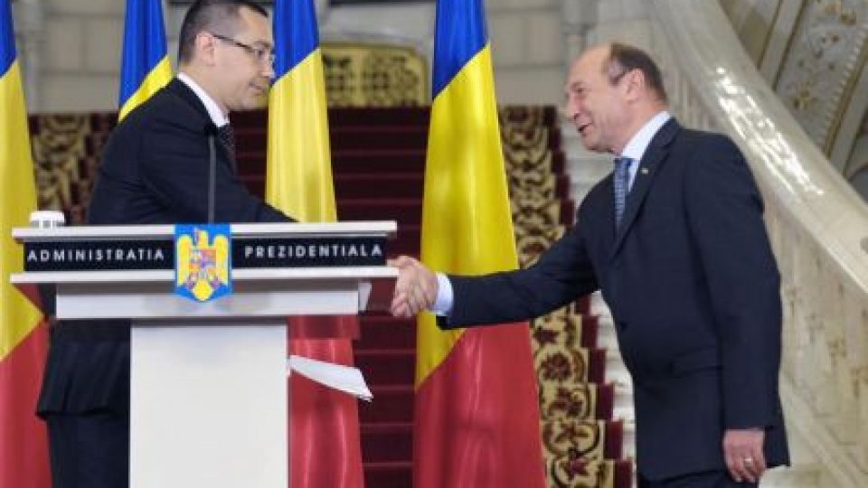 Prima rundă de discuţii Victor Ponta- Traian Băsescu a eşuat