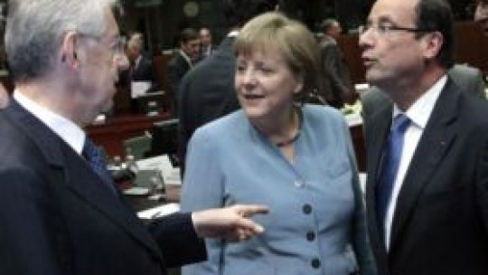 Întâlnire la nivel înalt pentru criza euro