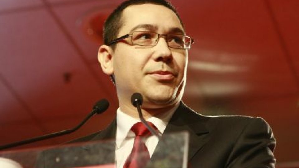 Victor Ponta: Îl felicit pe Vasile Blaga 