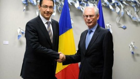 Herman Van Rompuy, "profund preocupat" de situaţia politică din România