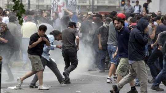 Proteste de amploare în Grecia